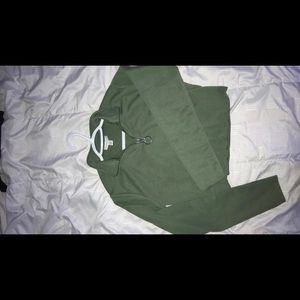 Top shop cropped sweater w zipper